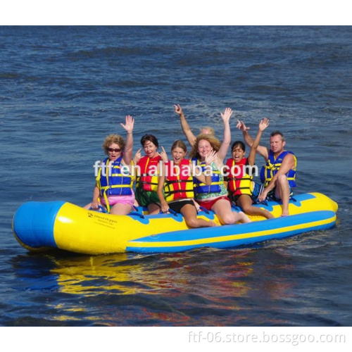 2014 hot sale custom pvc double banana inflatable boat for water game,Inflatable Banana Boat